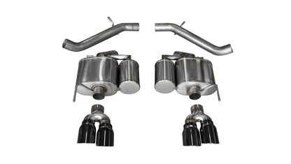 Corsa Performance Corsa 16-18 Cadillac ATS-V 3.6T 4in Black Sport Axle-Back Exhaust 14478BLK Photo - Primary
