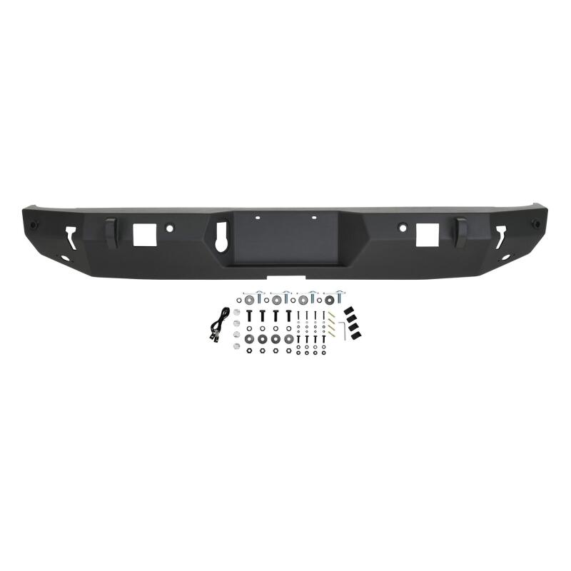 Westin 2020 Jeep Gladiator w/Sensors WJ2 Rear Bumper w/Sensor - Textured Black 59-82075 59-82075 Photo - Unmounted