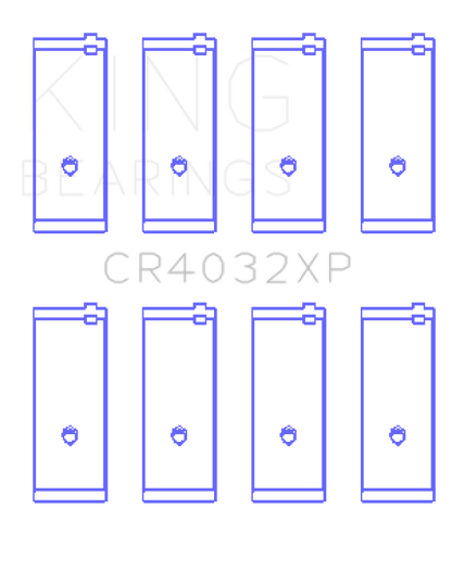 King Engine Bearings King Toyota 4AGE 4AGZE 16V 1.6L (Size STDX) Performance Rod Bearing Set CR4032XPSTDX CR4032XPSTDX Photo - Primary