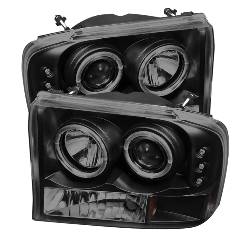 Spyder Ford F250 Super Duty 99-04 Projector Version 2 LED Halo LED Blk Smke PRO-YD-FF25099-1P-G2-BSM 5078452 5078452 Photo - Primary