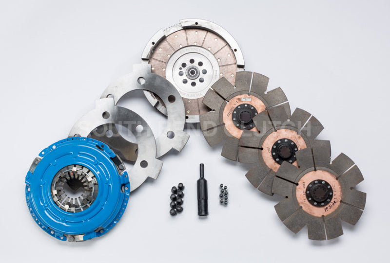 South Bend Clutch 01-Sept 05 GM 6.6L LLY ZF-6 SFI Comp Triple Disc Feramic Clutch Kit DDDCMAX-Y DDDCMAX-Y Photo - Primary