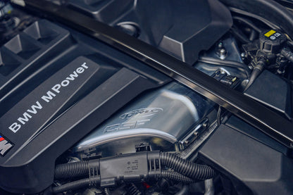 CSF BMW M2/M3/M4 S58 Comp &amp; Non-Comp (G8X) Charge-Air Cooler Manifold - Raw Billet 8233 8233 Photo - Mounted