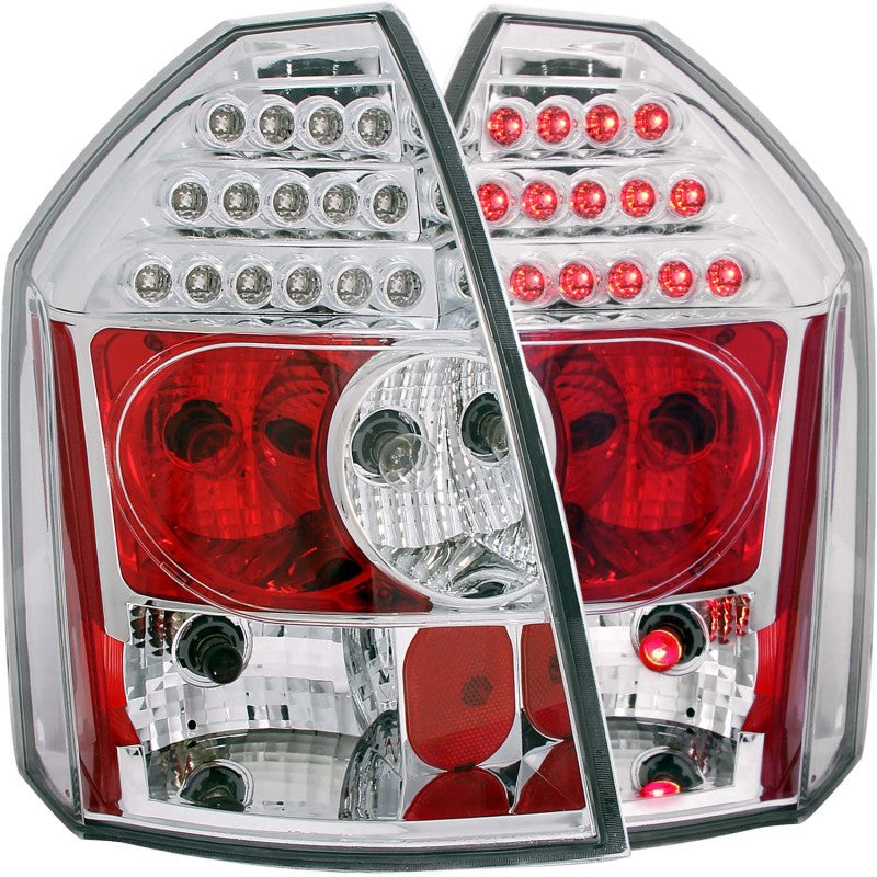Anzo 2005-2007 Chrysler 300C LED Taillights Chrome 321010 Photo - Primary