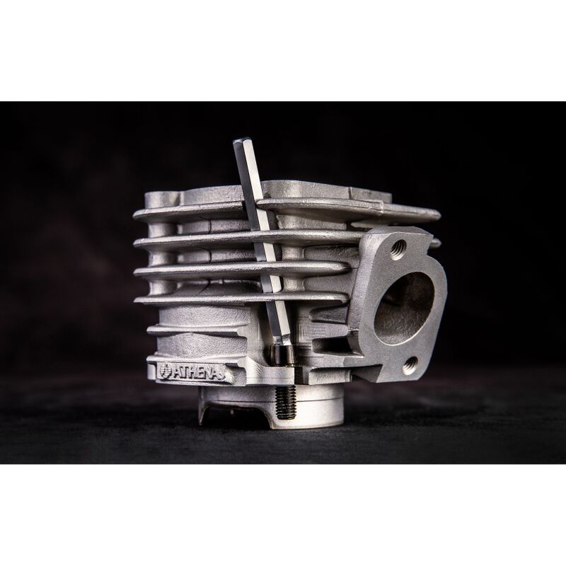 Athena CPI Popcorn 50 Big Bore Cylinder Kit Bore 47.6mm Bore 70cc 10mm Pin Bore Flat Head Piston P400485100098 P400485100098 Photo - Primary