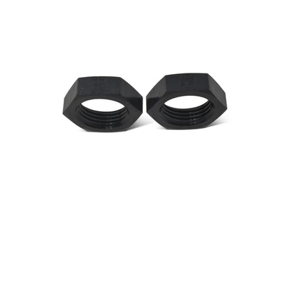 Russell -8 AN Bulkhead Nuts (Black Finish) 661903 Photo - out of package