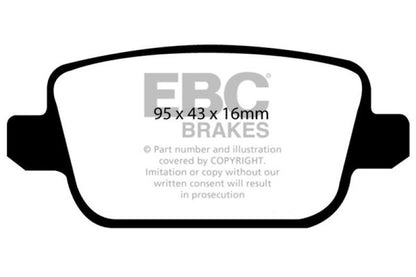 EBC Disc Brake Pad Set DP21933 Photo - Primary
