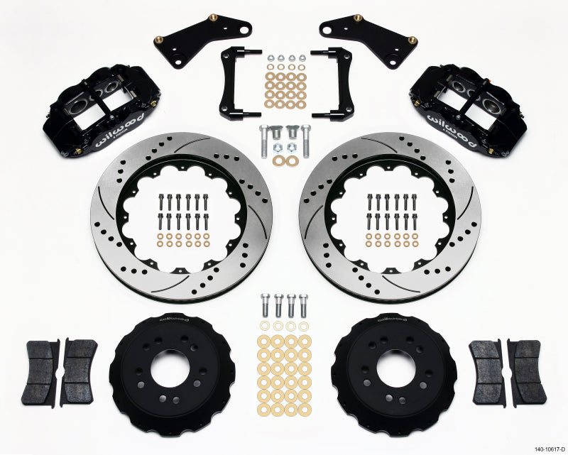 Wilwood Narrow Superlite 6R Front Hat Kit 14.00in Drilled 65-82 Corvette C2/C3 140-10617-D 140-10617-D Photo - Primary