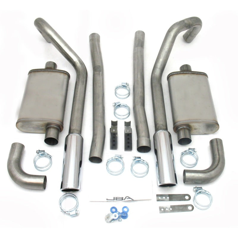 JBA 65-70 Ford Mustang 260-428 409SS Dual Under Rear Valance Header Back Exhaust 40-2655 40-2655 Photo - Primary