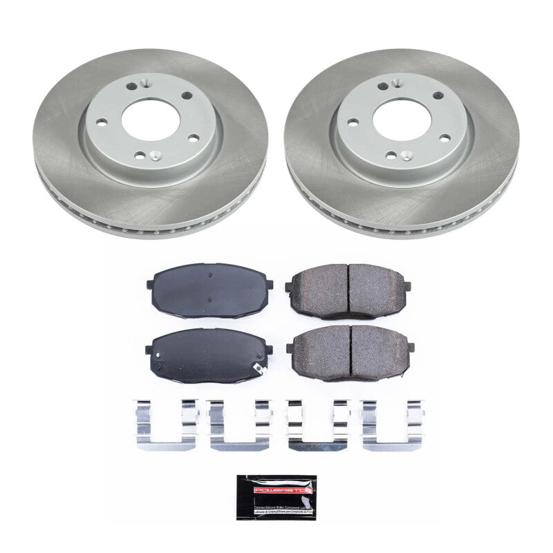 PowerStop Power Stop 09-12 Hyundai Elantra Front Semi-Coated Rotor Kit SC5366 SC5366 Photo - Primary