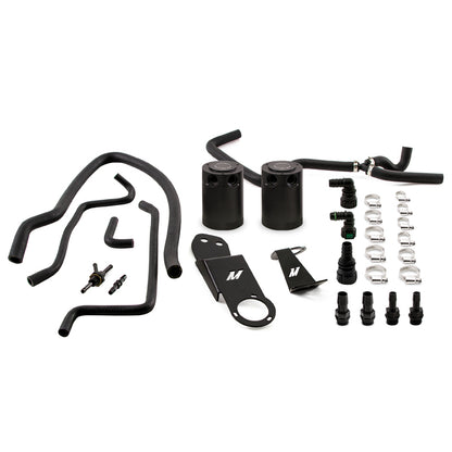Mishimoto 2013+ Cadillac ATS 2.0T Baffled Oil Catch Can Kit - Black MMBCC-ATS4-13SBE Photo - Primary