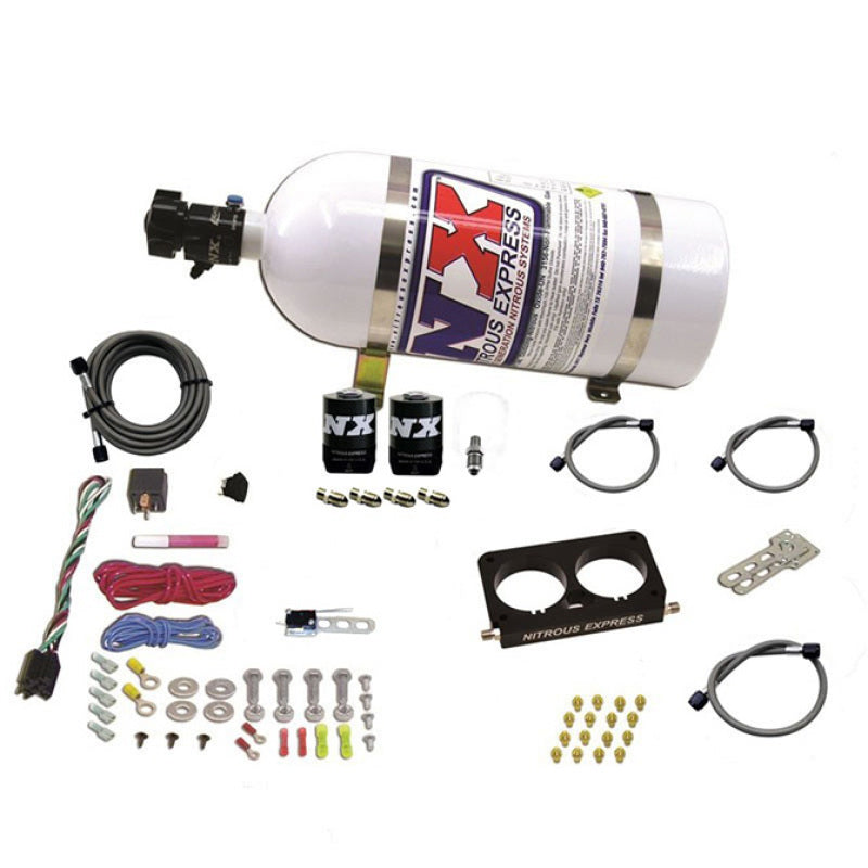 Nitrous Express 96-04 Ford Mustang Cobra/Mach 1 4 Valve (Stock TB) Nitrous Kit (50-300HP) w/o Bottle 20950D-00 20950D-00 Photo - Primary
