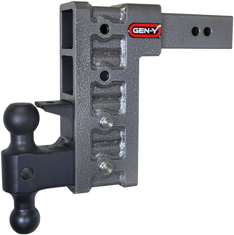 GEN-Y Hitch Gen-Y Mega Duty 2.5in Shank 9in Drop 3K TW 21K Hitch w/GH-061 Dual-Ball/GH-062 Pintle Lock GH-624 GH-624 Photo - Primary