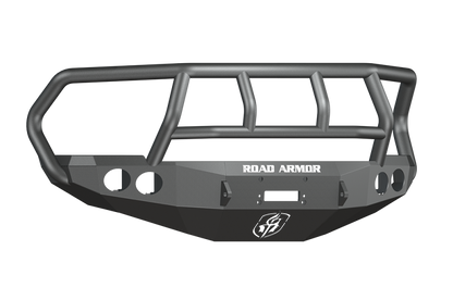 Road Armor 10-18 Ram 2500 Stealth Front Winch Bumper w/Titan II Guard - Tex Blk 40802B 40802B Photo - Primary