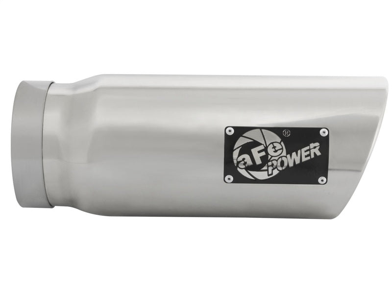 aFe MACH Force-Xp 3in 304 Stainless Steel Exhaust Tip Polished: 5 in x 6Ou 49T50601-P15 Photo - Unmounted