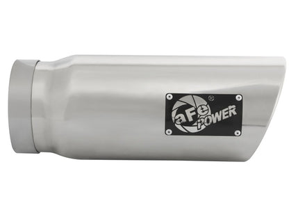 aFe MACH Force-Xp 3in 304 Stainless Steel Exhaust Tip Polished: 5 in x 6Ou 49T50601-P15 Photo - Unmounted