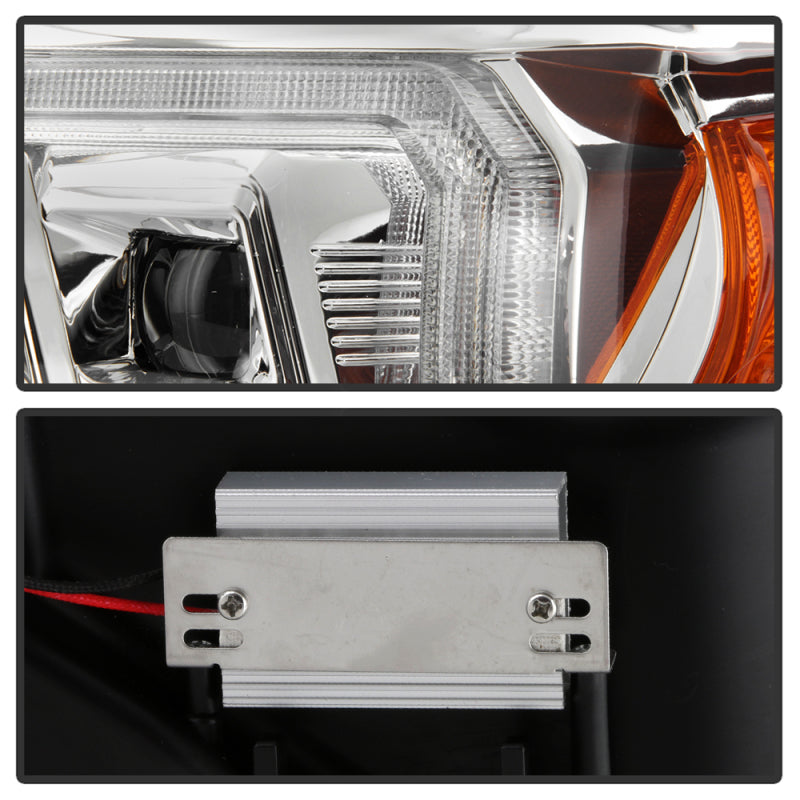 Spyder 16-20 Toyota Tacoma Halogen Model Only High-Power LED Headlights - Chrome PRO-YD-TT16HALAP-C 5088369 5088369 User 3