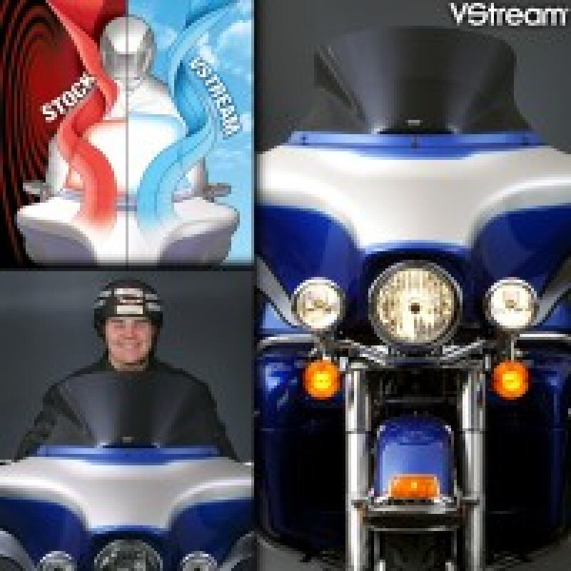 National Cycle 96-13 Harley Davidson FLHT/FLHX/FLHTK Touring/Tri-Glide VS Low Windshield-Tinted N20404 N20404 User 1