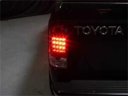 Spyder Toyota Tacoma 95-00 LED Tail Lights Red Clear ALT-YD-TT95-LED-RC 5008022 5008022 Photo - Mounted