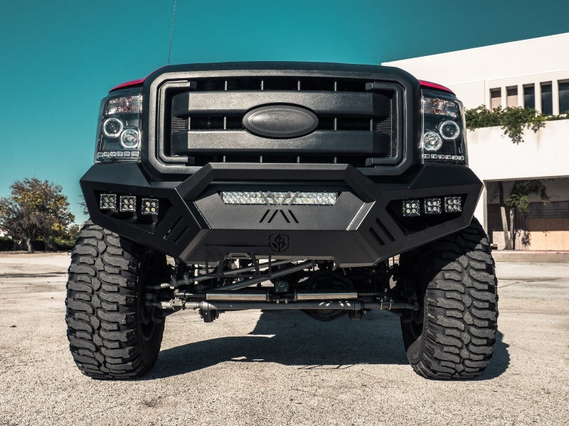 Road Armor 11-16 Ford F-250 SPARTAN Front Bumper - Tex Blk 6112XF0B 6112XF0B Photo - Primary