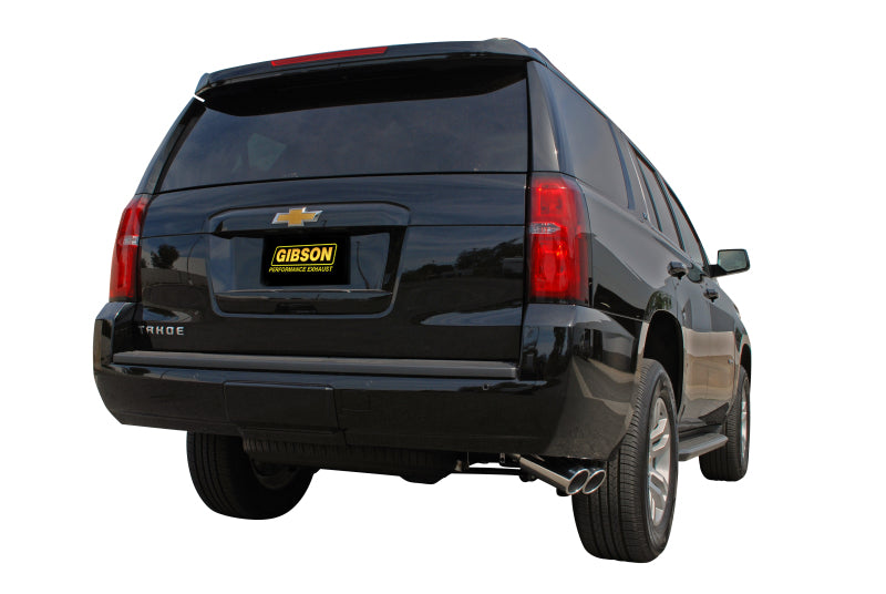 Gibson 15-19 Chevrolet Tahoe LS 5.3L 2.25in Cat-Back Dual Sport Exhaust - Aluminized 5670 5670 Illustration Guide