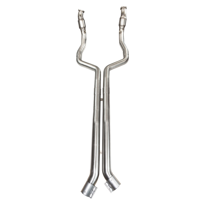 Kooks GREEN Catted 3" Downpipe 3.6L Twin Turbo V6 for 2016+ Cadillac ATS-V 23203300 Photo - Unmounted