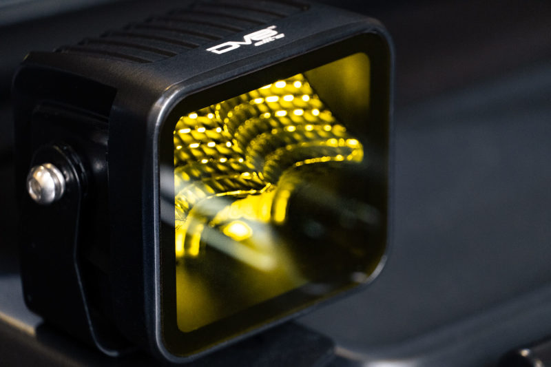 DV8 Offroad 3in Elite Series LED Amber Pod Light BE3EW40W-A BE3EW40W-A Photo - Unmounted