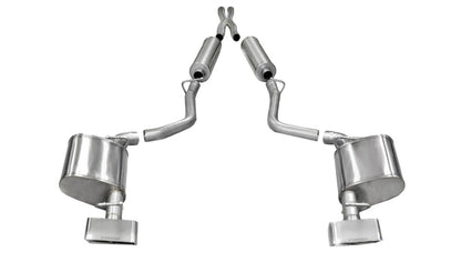 Corsa Performance 11-13 Dodge Challenger R/T 5.7L V8 Polished Xtreme Cat-Back Exhaust 14529 Photo - Primary