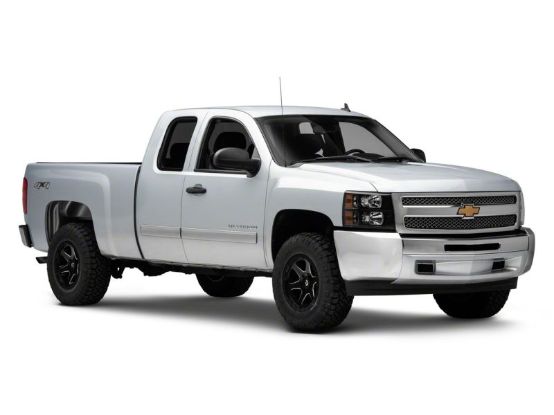 Raxiom 07-13 Chevrolet Silverado 1500 Euro Headlights- Blk Housing (Clear Lens) S112706 S112706 Photo - Close Up
