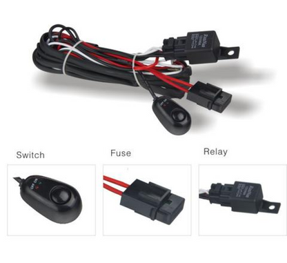 DV8 Offroad Wiring Harness w/ Relay & Switch WIRE HARNESS WIRE HARNESS Photo - Primary