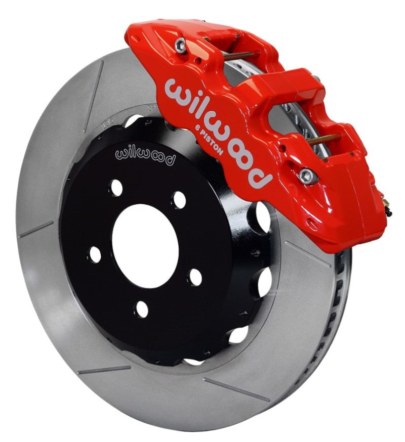 Wilwood AERO6 Front Hat Kit 14.00 Red 2016-Up Camaro w/Lines 140-14288-R 140-14288-R User 1