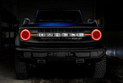 ORACLE Lighting Oracle 21-22 Ford Bronco Headlight Halo Kit w/DRL Bar - Base Headlights ColorSHIFT -w/BC1 Controller 1471-335 1471-335 User 8