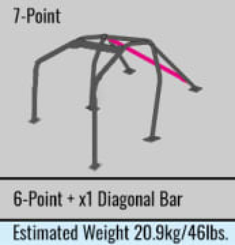 Cusco Chro Moly Roll Cage Dash Through 7P GRB GVb Subaru Impreza 692 265 F User 1