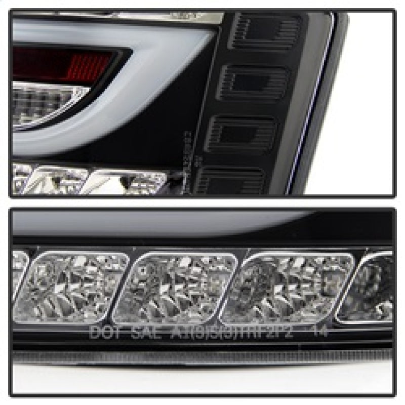 Spyder Audi A6 05-08 4Dr Sedan Only Version 2 Light Bar LED Tail Lights Blk ALT-YD-AA605V2-LBLED-BK 5080769 5080769 Photo - Unmounted