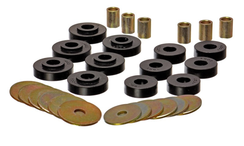 Energy Suspension Body Mount Set Black Chevrolet Corvette All 1963-1969 3.4102G Photo - Primary
