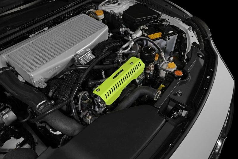 Perrin Performance Perrin 22-23 Subaru WRX Pulley Cover (Short Version - Works w/AOS System) - Neon Yellow PSP-ENG-154NY PSP-ENG-154NY User 1