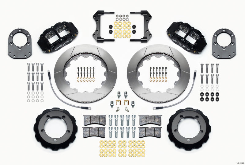 Wilwood Narrow Superlite 4R Front Hat Kit 14.00in 66-75 Ford Bronco Dana 30/44 w/Lines 140-13329 140-13329 Photo - Primary