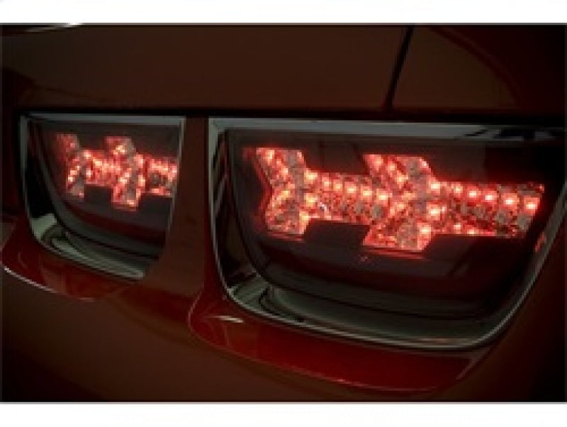 Spyder Chevy Camaro 10-13 LED Tail Lights Smoke ALT-YD-CCAM2010-LED-SM 5032201 5032201 Photo - Mounted