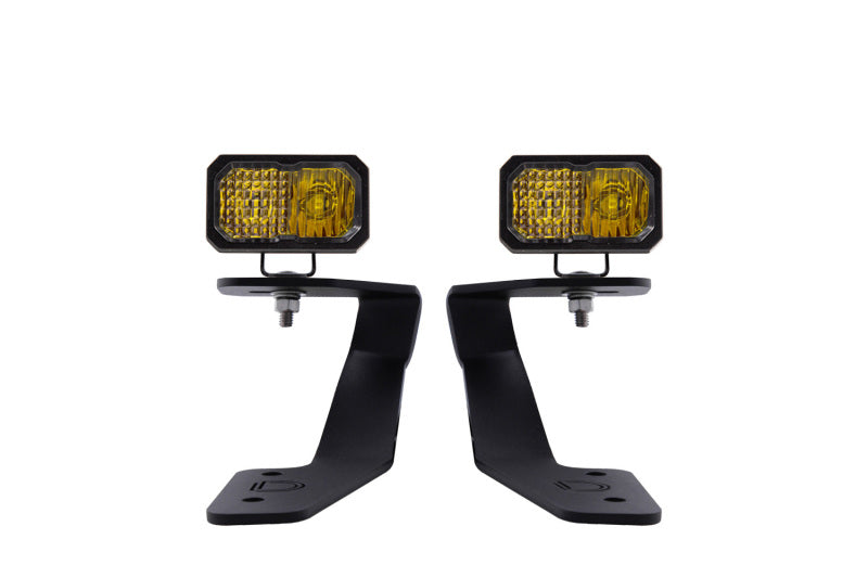 Diode Dynamics 18-21 Subaru Crosstrek Stage Series 2in LED Ditch Light Kit - Yellow Pro Combo DD6565 DD6565 Photo - Primary