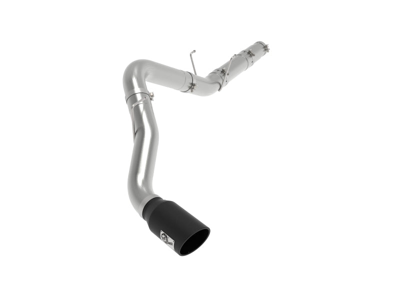 aFe Large-Bore HD 5in 409SS DPF-Back Exhaust System w/Black Tip 19-20 Ram Diesel Trucks L6-6.7L (td) 49-42078-B 49-42078-B Photo - Primary