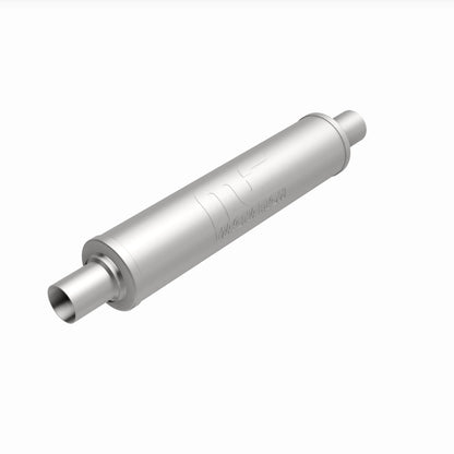 MagnaFlow 4" Round Center/Center Straight Through Performance Muffler 10424 360 Degree Image Set