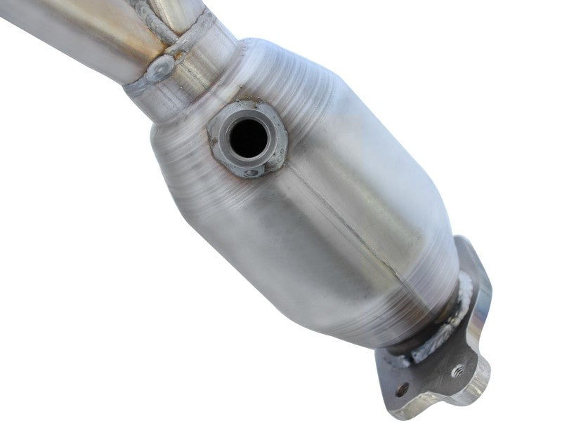 aFe 05-11 Toyota Tacoma V6-4.0L Twisted Steel 409 Stainless Steel Long Tube Header w/ Cat 48-46001-1HC 48-46001-1HC Photo - Close Up