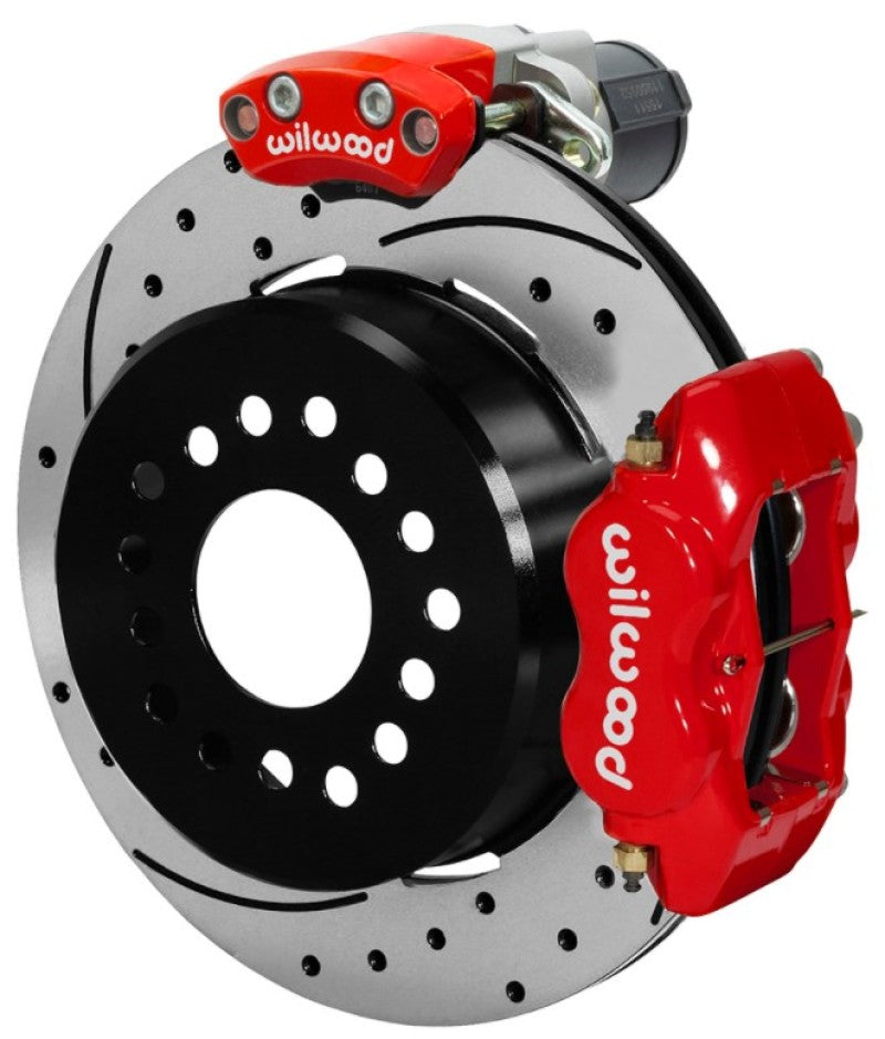Wilwood Forged Dynalite Rear Electronic Parking Brake Kit - Red Powder Coat Caliper - D/S Rotor 140-16130-DR 140-16130-DR User 1