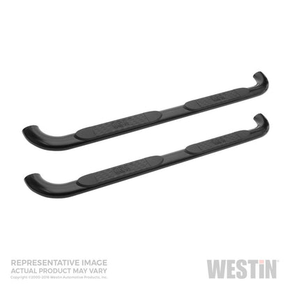 Westin 2016-2018 Nissan Titan XD Crew Cab Platinum 4 Oval Nerf Step Bars - Black 21-4025 21-4025 Photo - Primary