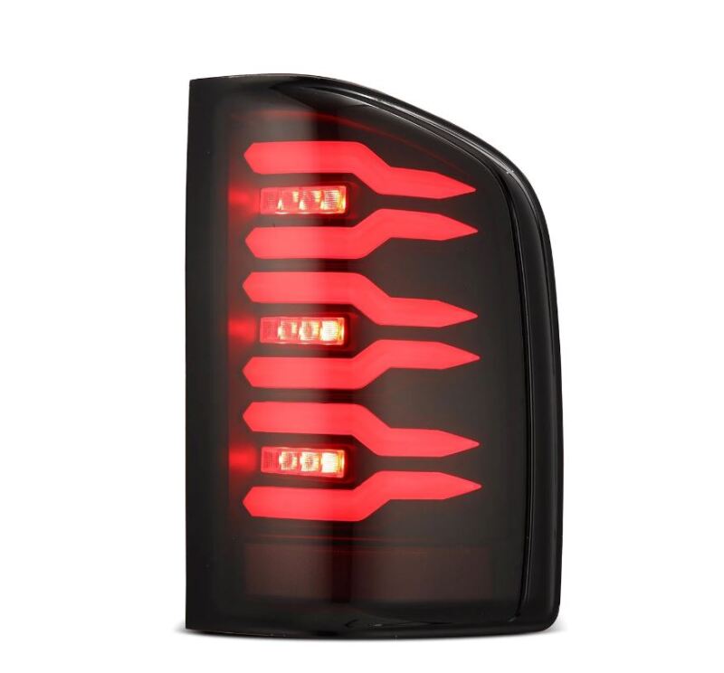 AlphaRex 07-14 Chevrolet Silverado 1500/2500HD/3500HD Luxx-Series LED Tail Lights Blk w/Smoked Lens 620080 620080 User 2