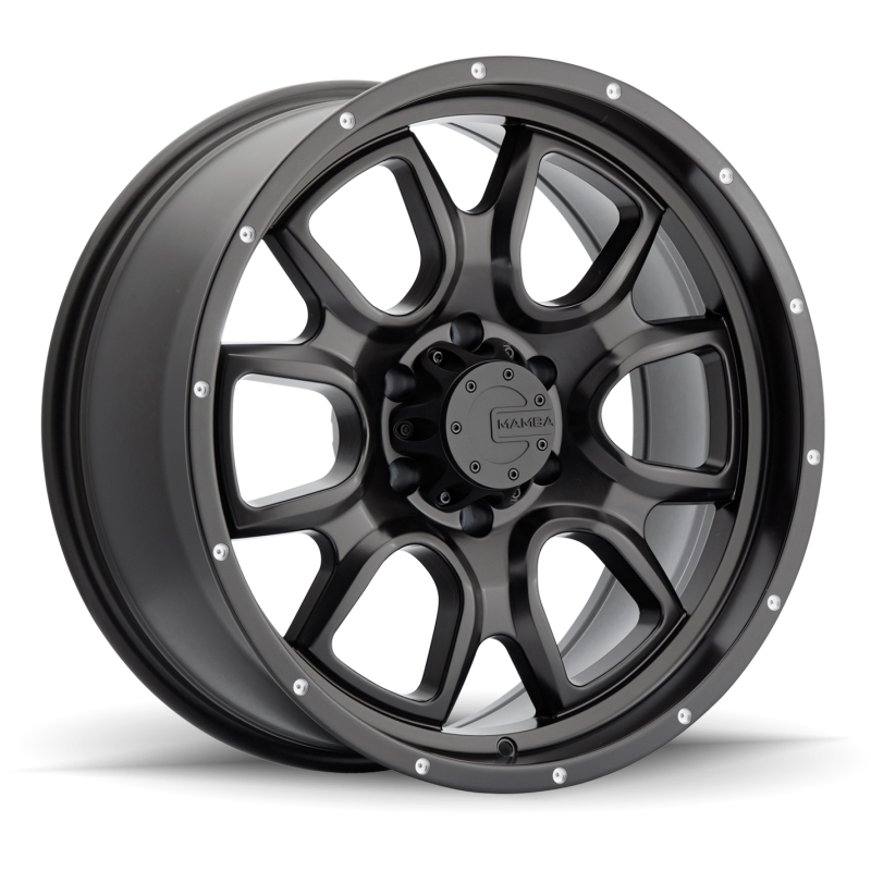 Mamba M19 Wheel Matte Black w/ Drill Holes 16x8 +13 6x114.3 M196868135 User 1
