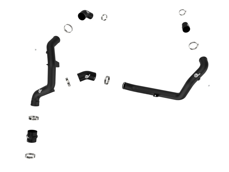 aFe BladeRunner 2 1/4in Intercooler Hot Side Charge Pipe 22-23 Ford Explorer V6-3.0L (tt) - Black 46-20678-B 46-20678-B Photo - Unmounted