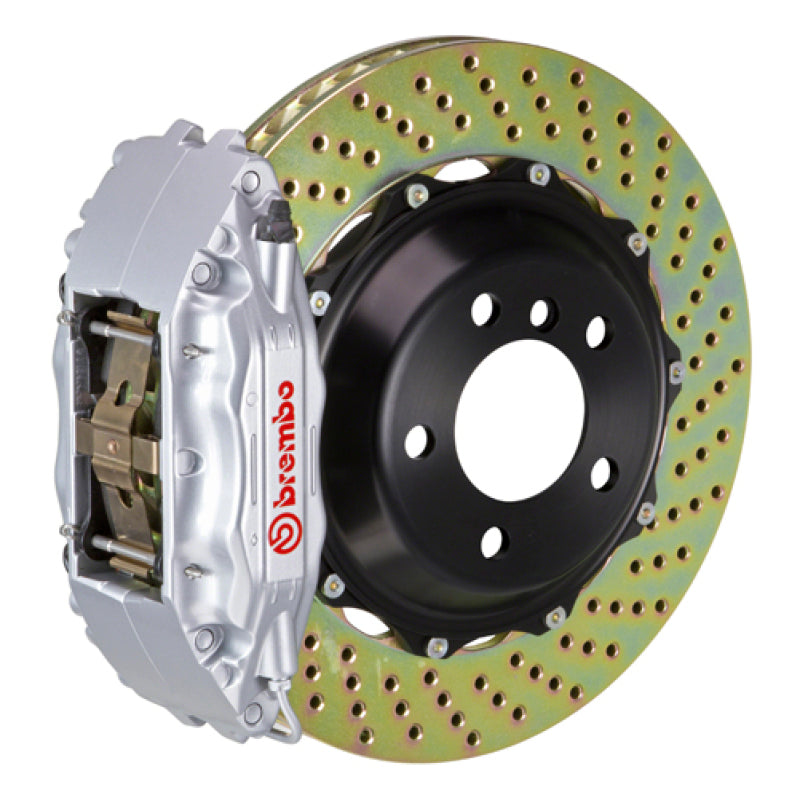 Brembo GT Brake Kit Porsche 997 C2S Front 05-11 Drilled Silver 1M1.8004A3 Photo - Primary