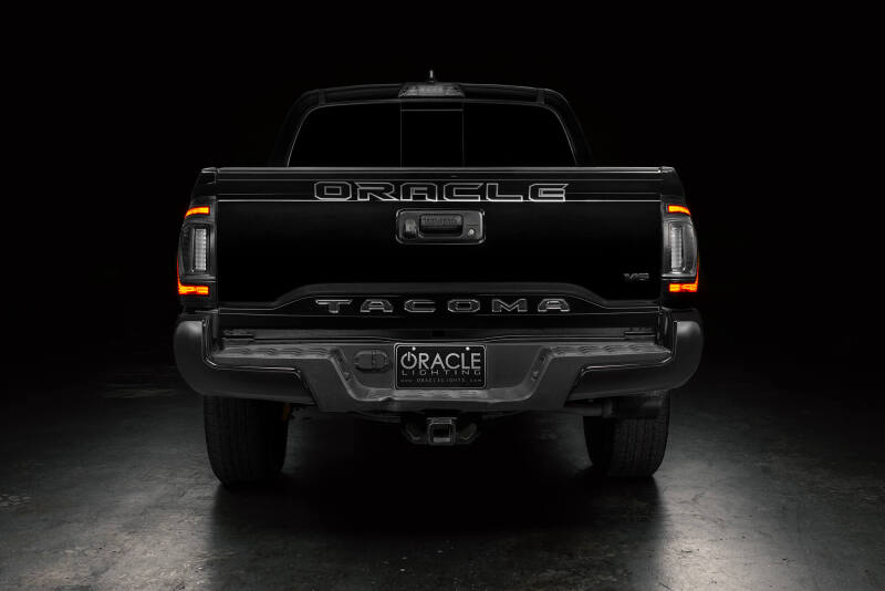 ORACLE Lighting 16-23 Gen 3 Toyota Tacoma Black Series Flush Style LED Tail Lights 5911-504-T 5911-504-T Photo - lifestyle view