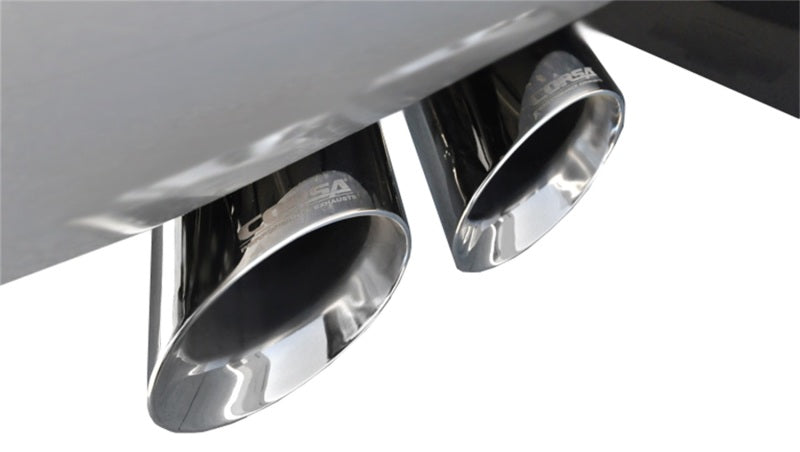 Corsa Performance 09-13 Chevrolet Suburban 1500 5.3L V8 Polished Sport Cat-Back Exhaust 14914 Photo - Mounted