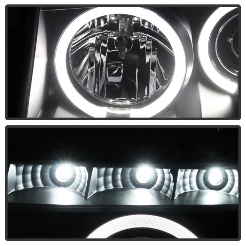 Spyder Nissan Titan 04-14 Projector Headlights LED Halo LED Blk Smke PRO-YD-NTI04-HL-BSM 5078605 5078605 User 1
